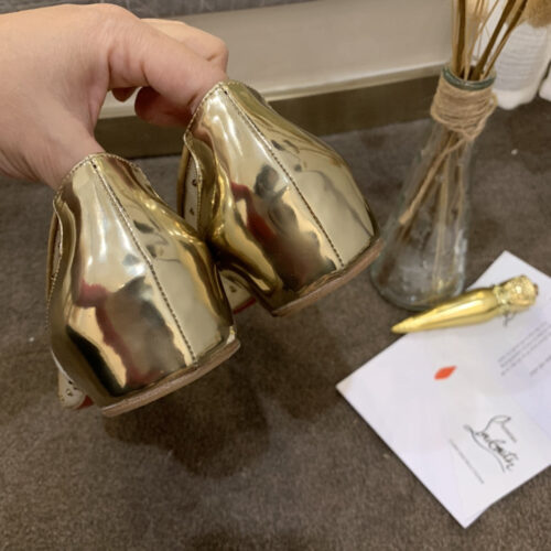 High Quality Luxury Christian Louboutin Rhinestone Mesh Pumps – Style 84052 product detail