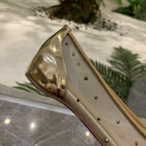 High Quality Luxury Christian Louboutin Rhinestone Mesh Pumps – Style 84052 product detail