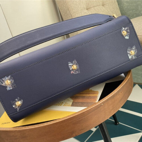 High Quality Luxury Fendi Peekaboo Bag Medium Blue product detail
