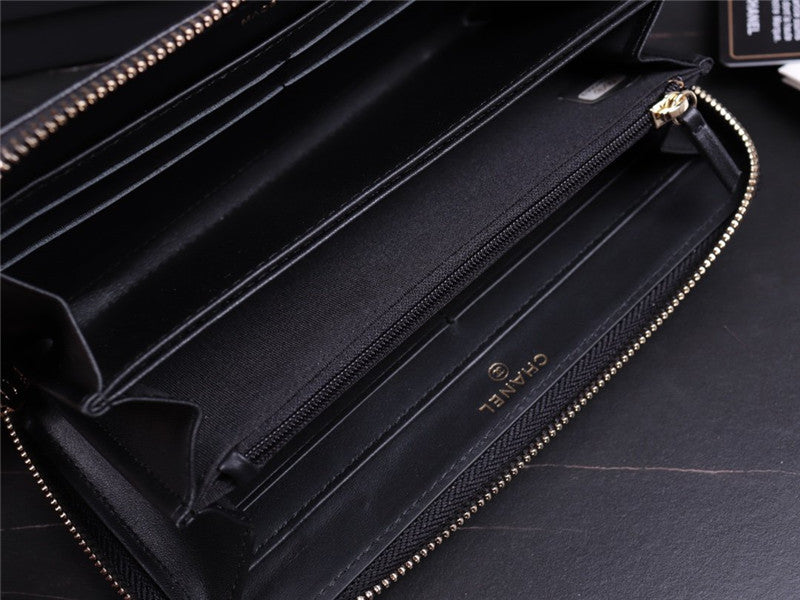 High Quality Luxury Chanel 19 Long Zip Wallet – Style 46820 product detail