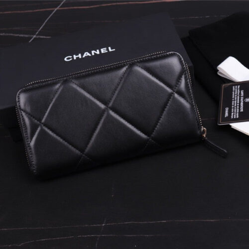 High Quality Luxury Chanel 19 Long Zip Wallet product detail