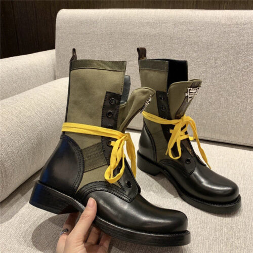 High Quality Luxury Louis Vuitton Monogram Casual Style Plain Leather Block Heels Logo alternate view