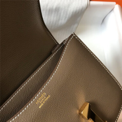 High Quality Luxury Hermes Constance 23 Bag Gray alternate view