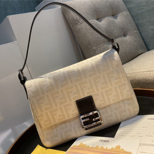 High Quality Luxury Fend Vintage Cream Butter Baguette product detail