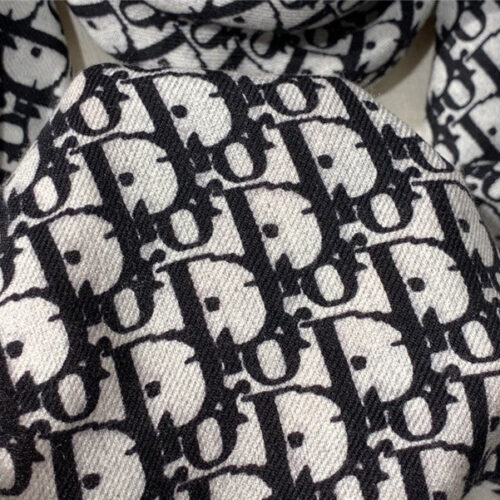 High Quality Luxury Dior Cashmere Shawl Black product detail