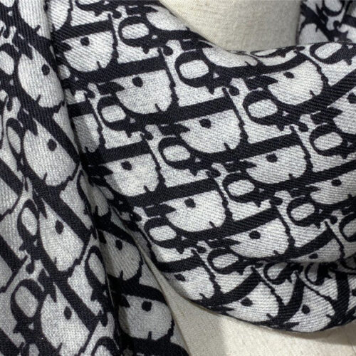 High Quality Luxury Dior Cashmere Shawl Black product detail