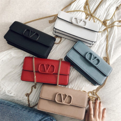 High Quality Luxury Valentino Vlogo Signature Wallet On Chain
