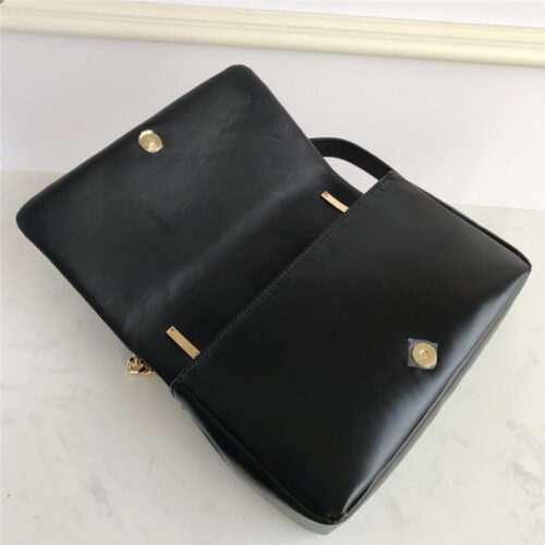 High Quality Luxury Burberry Small Horseferry Print Quilted Lola Bag In Black product detail
