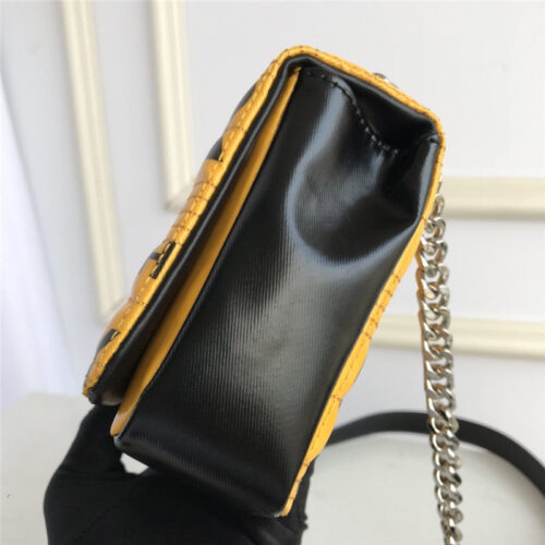 High Quality Luxury Burberry Small Horseferry Print Quilted Lola Bag In Yellow product detail