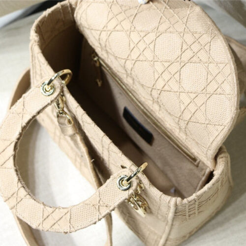 High Quality Luxury Lady Dior Embroidery Bag product detail