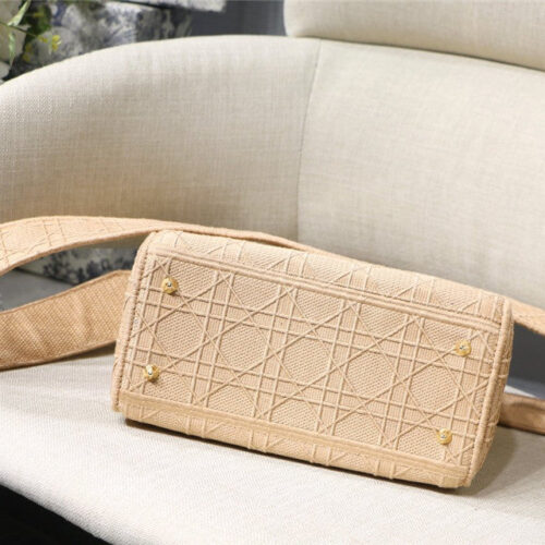 High Quality Luxury Lady Dior Embroidery Bag product detail