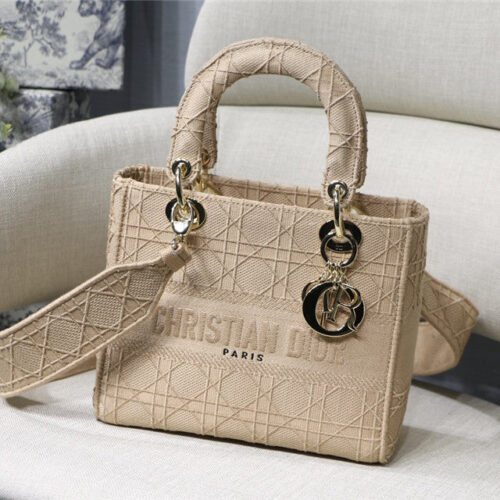 High Quality Luxury Lady Dior Embroidery Bag