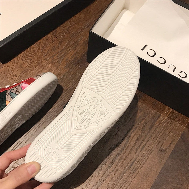 High Quality Luxury Guuci Printed Leather Sneakers product detail
