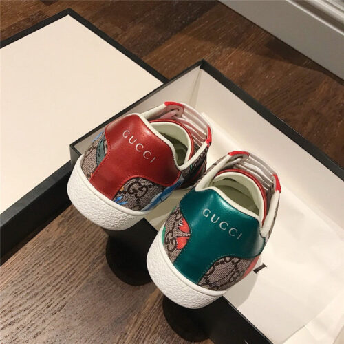 High Quality Luxury Guuci Printed Leather Sneakers product detail