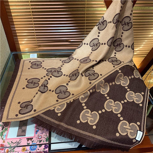 High Quality Luxury Gucci Cashmere Scarf Scarve – Style 26035 alternate view