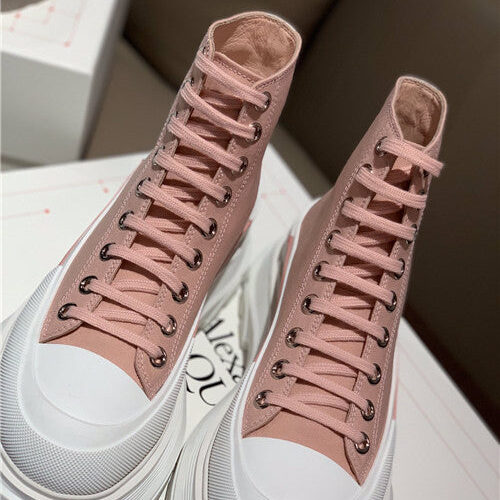 High Quality Luxury Alexander McQueen High Top Sneakers – Style 37219 product detail