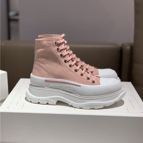 High Quality Luxury Alexander McQueen High Top Sneakers – Style 37219