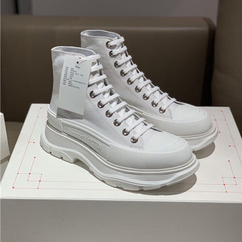 High Quality Luxury Alexander McQueen High Top Sneakers – Style 06147