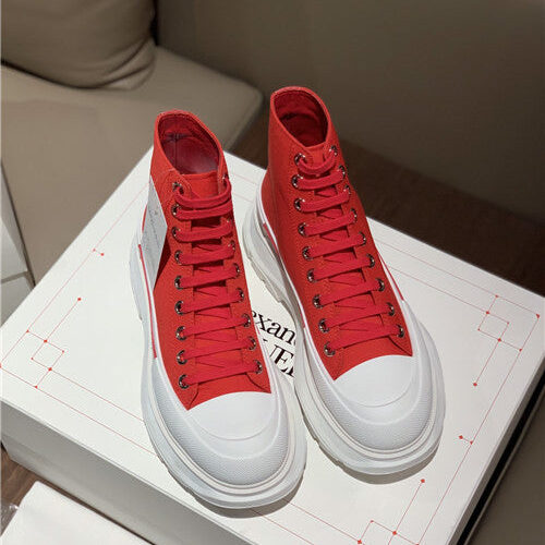 High Quality Luxury Alexander McQueen High Top Sneakers – Style 35523 alternate view