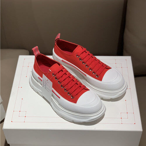 High Quality Luxury Alexander McQueen Low-Top Platform Sneakers