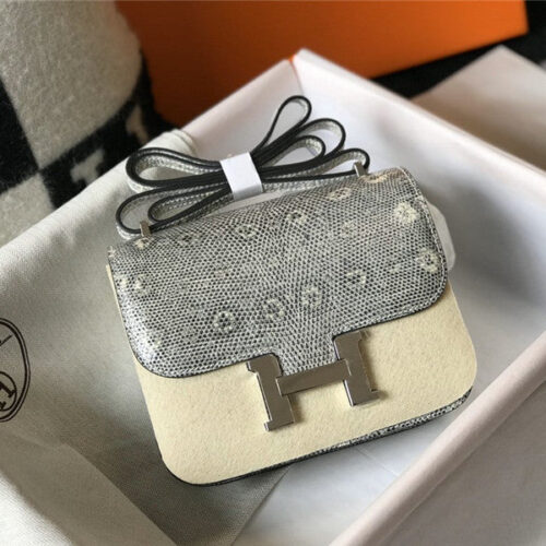 High Quality Luxury Hermes Constance Bag 18 Ombre Lizard Gold Hardware New product detail
