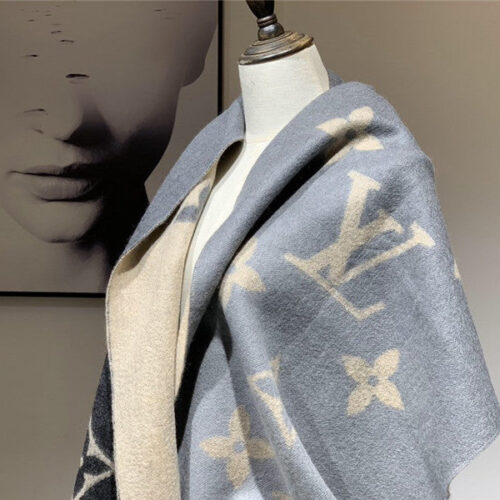 High Quality Luxury LV Cashmere Shawl product detail