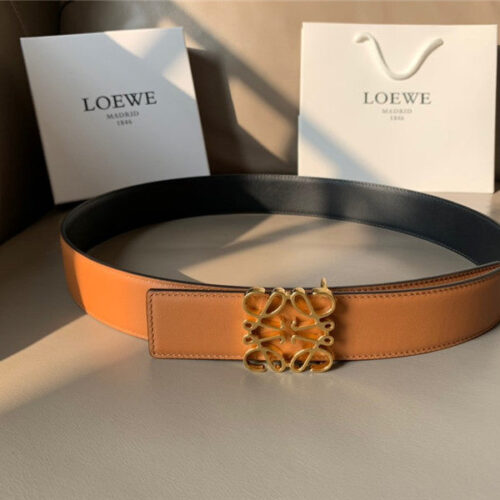 High Quality Luxury Loewe Anagram Belt