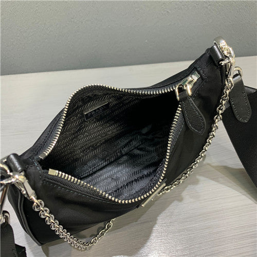 High Quality Luxury Prada Nylon Hobo Bag – Style 26956 product detail