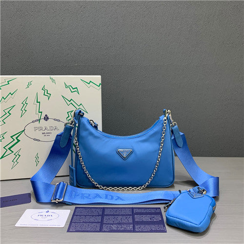 High Quality Luxury Prada Nylon Hobo Bag