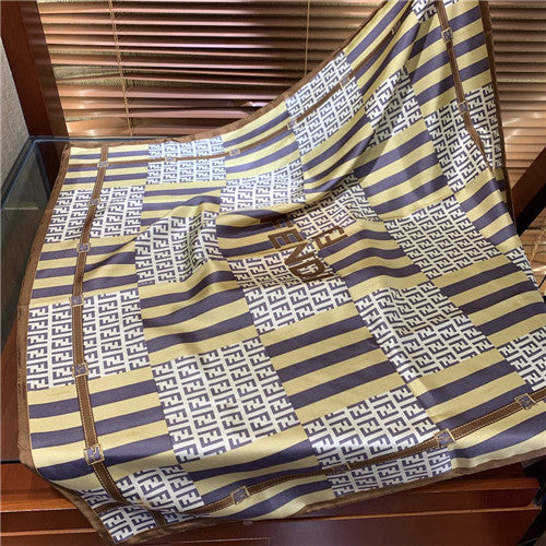 High Quality Luxury Fendi Silk Square Scarf alternate view
