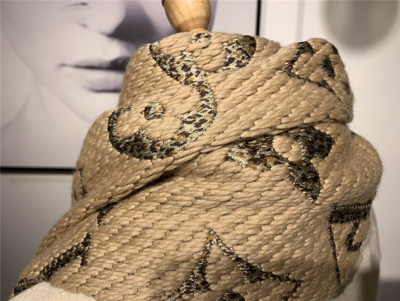 High Quality Luxury LV Scarf Camel product detail