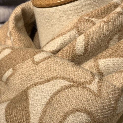 High Quality Luxury Burberry Cashmere Shawl Brown product detail