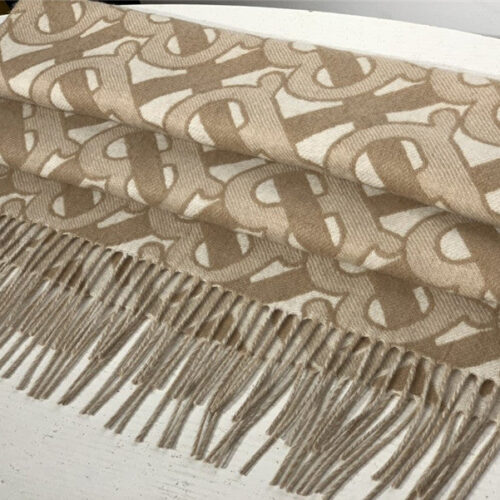 High Quality Luxury Burberry Cashmere Shawl Brown product detail