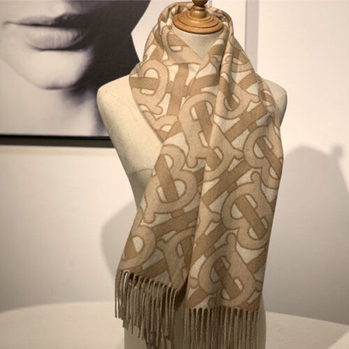 High Quality Luxury Burberry Cashmere Shawl Brown product detail