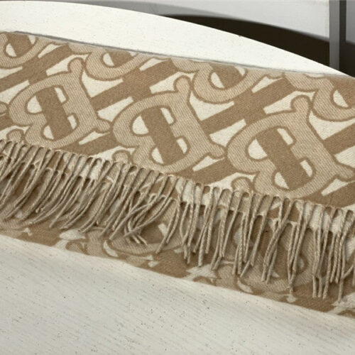 High Quality Luxury Burberry Cashmere Shawl Brown product detail