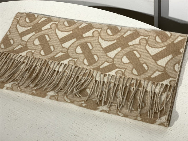High Quality Luxury Burberry Cashmere Shawl Brown product detail