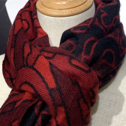 High Quality Luxury Burberry Cashmere Shawl Red product detail