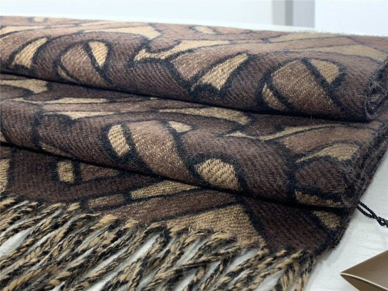 High Quality Luxury Burberry Cashmere Shawl Brown – Style 24597 product detail