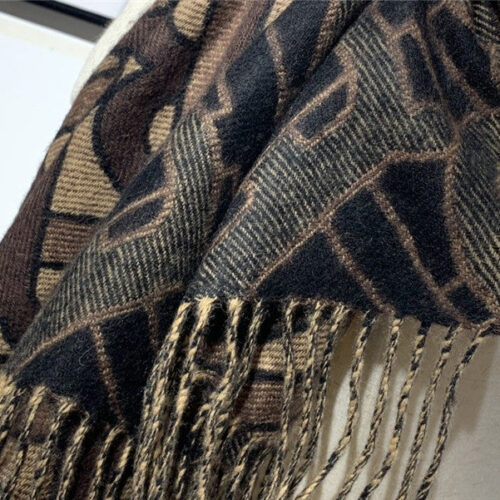 High Quality Luxury Burberry Cashmere Shawl Brown – Style 24597 product detail