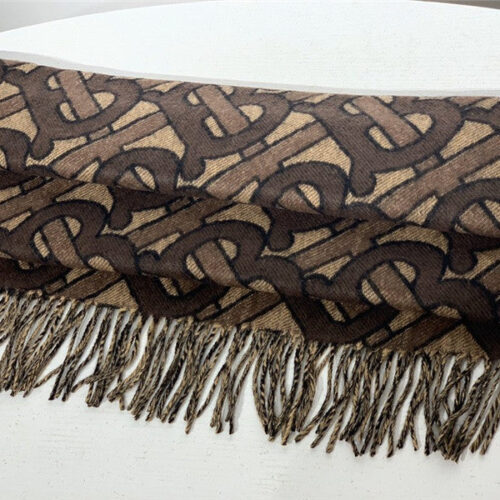 High Quality Luxury Burberry Cashmere Shawl Brown – Style 24597 product detail