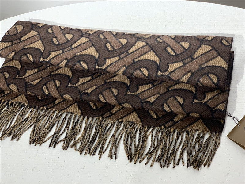 High Quality Luxury Burberry Cashmere Shawl Brown – Style 24597 product detail