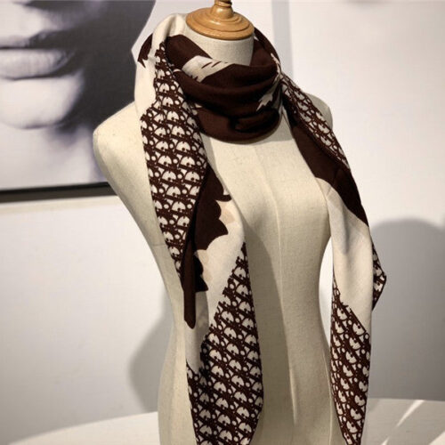 High Quality Luxury Dior Cashmere Shawl Women