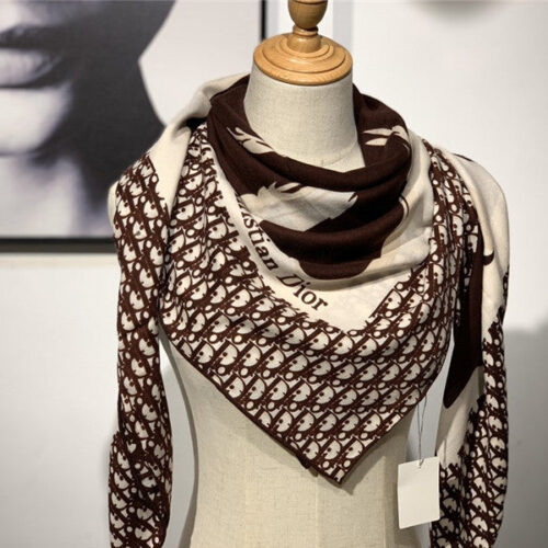 High Quality Luxury Dior Cashmere Shawl Women alternate view