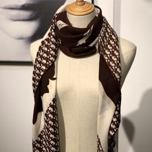 High Quality Luxury Dior Cashmere Shawl Women product detail