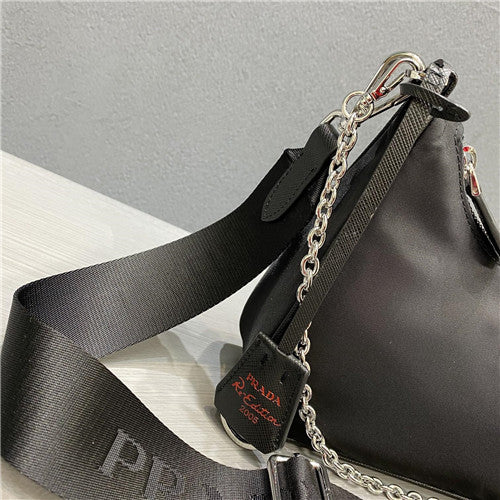High Quality Luxury Prada Nylon Hobo Bag – Style 26958 product detail