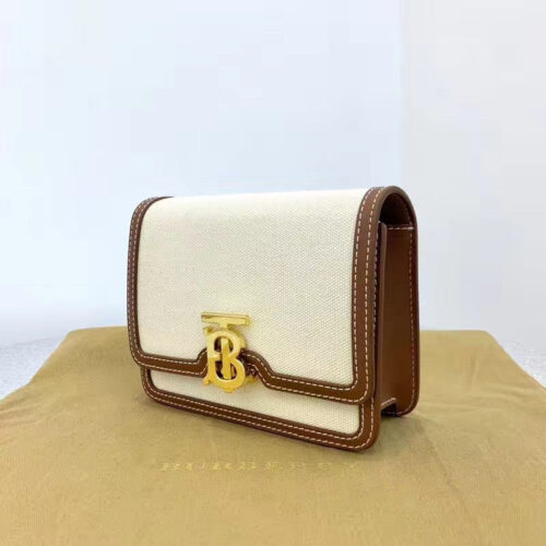 High Quality Luxury Burberry Canvas Tb Crossbody Bag alternate view
