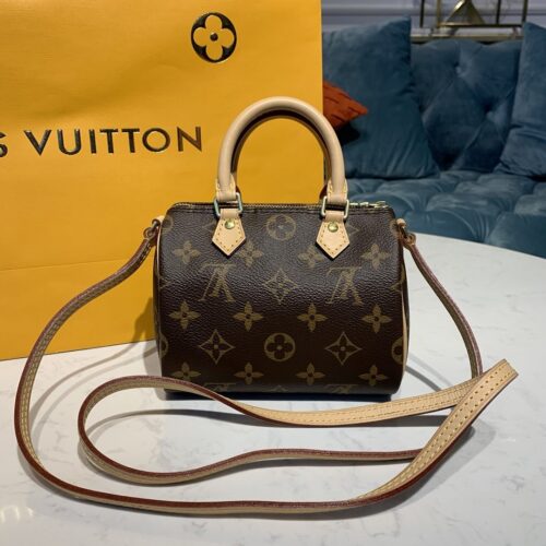 High Quality Luxury Louis Vuitton Mini Speedy Handbag alternate view