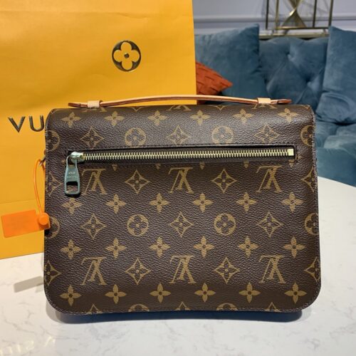 High Quality Luxury Louis Vuitton Pochette Monogram Metis Brown Canvas Bags alternate view