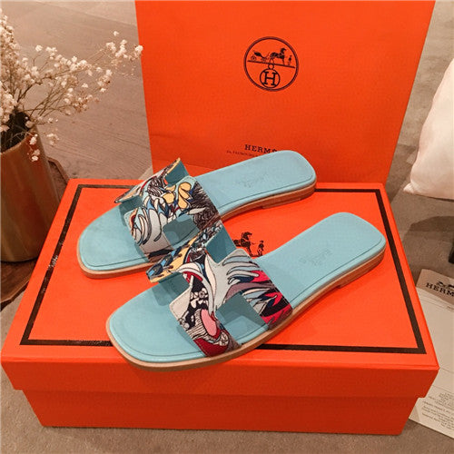 High Quality Luxury Hermes Flat Slippers – Style 81763 alternate view