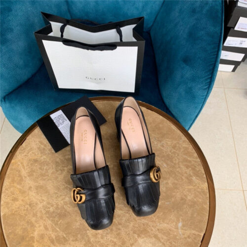 High Quality Luxury Gucci High Heels Shoes Gucci Marmont Shoes product detail